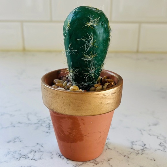 Pier 1 set of three faux mini decorative cactus - Picture 11 of 15